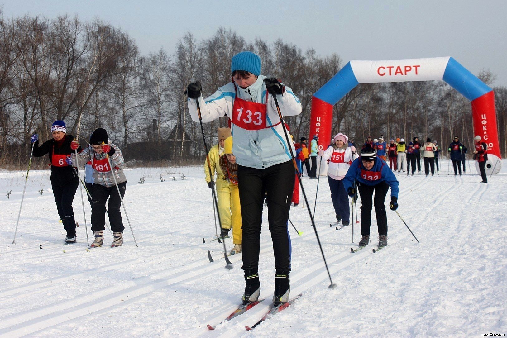 Лыжня россии москва